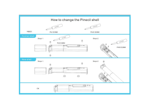 PINECIL Replacement Shell – Transparent Shell