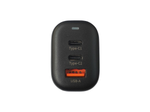 PinePower – 65W GaN 2C1A Charger With International Plugs