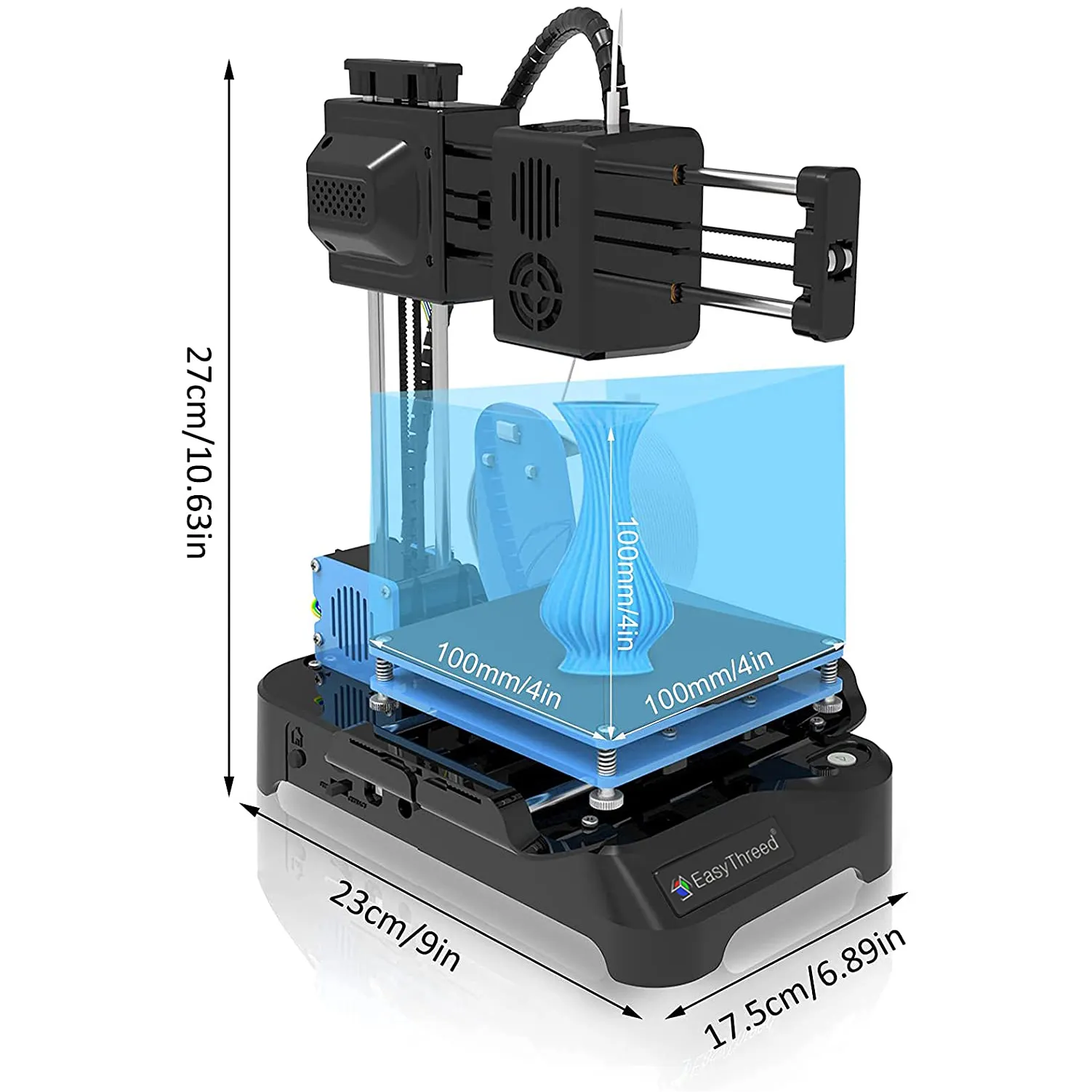 Easy Threed 3D Printer K7 – Small 3D Printer