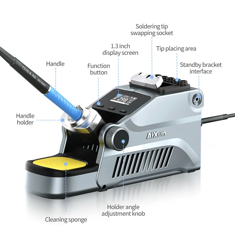 AIXUN T380 Portable Smart Soldering Station With T210 + 1 Tips