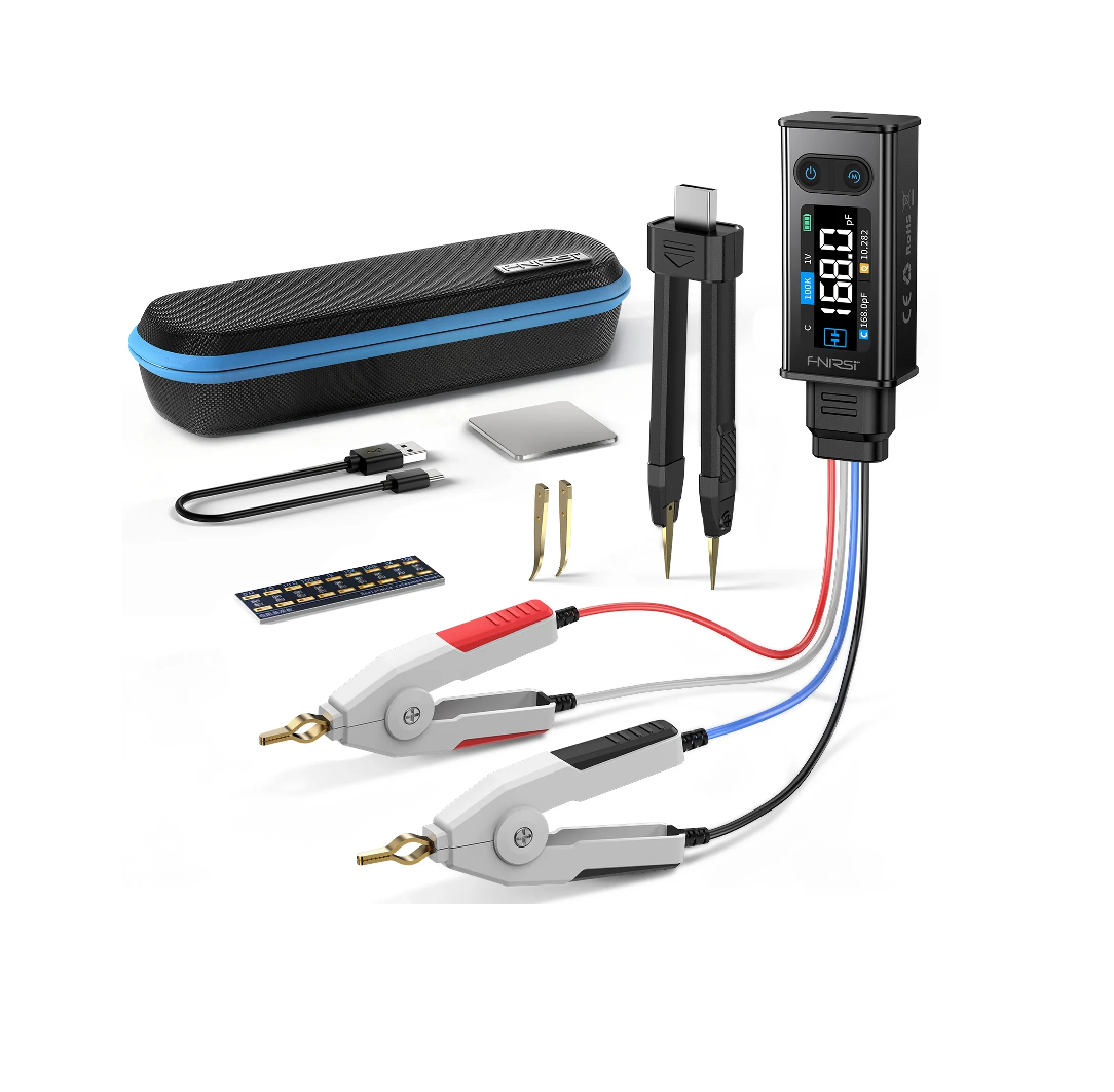 FNIRSI LCR-ST2 100K LCR ESR Meter 2-in-1 Digital Tweezers