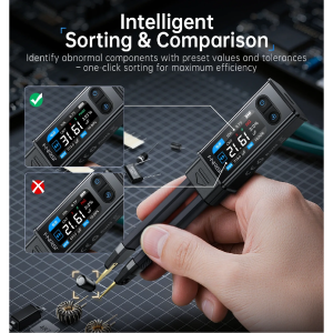 FNIRSI LCR-ST2 100K LCR ESR Meter 2-in-1 Digital Tweezers